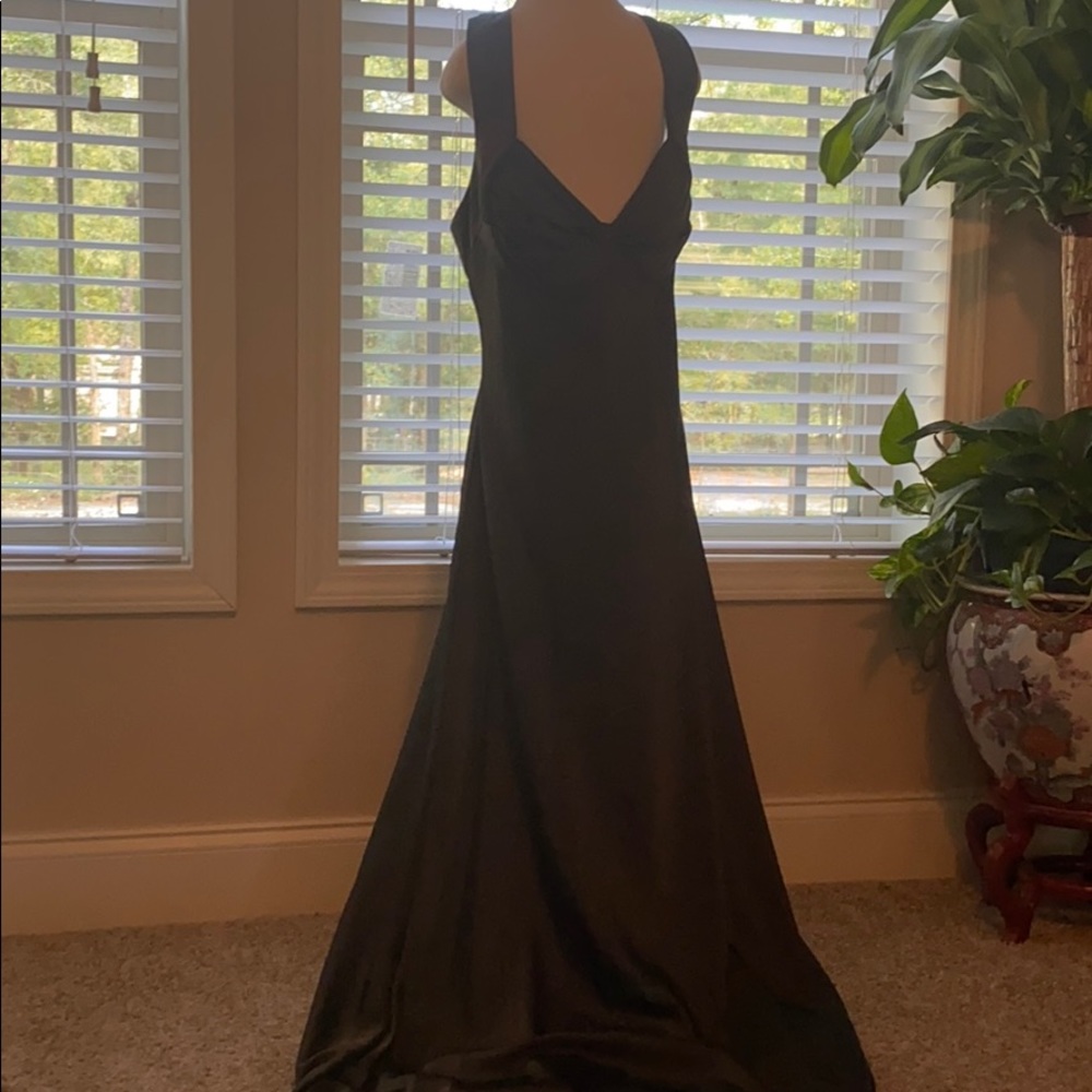 Calvin Klein Satin formal dress NWT